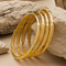 ''SUNEHRI'' Gold Plated Bangles 4Pcs