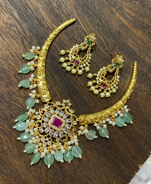 Gold Plated Hasli Necklace ANJN-001