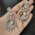 Diamond Look Chandelier Earrings