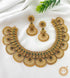 Gold Plated Handmade Necklace with Earrings