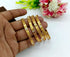 Gold Plated Statement Bangles