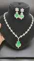 Emerald Necklace with Diamonds