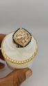 Gold Plated Kundan Ring