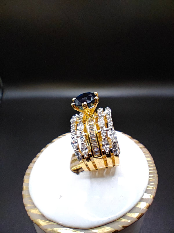 Gold Plated Diamond Ring