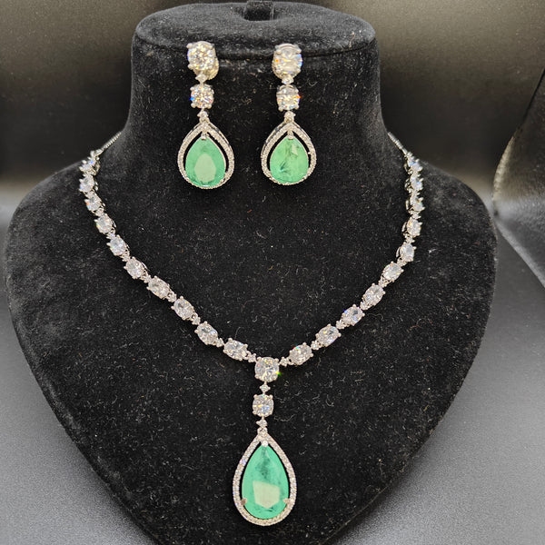 Emerald and Diamond Necklace